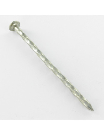 Kg de pointes Torsadées Acier zingué 5X140