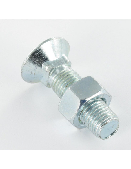 1 x Boulon de charrue TFCC tête fraisée collet carré 7/16UNF 11X50 Classe 8.8 Acier zingué