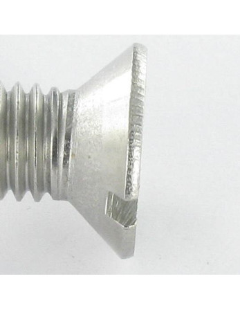 Vis métaux Tête fraisée Fendue M4X25 Inox A4