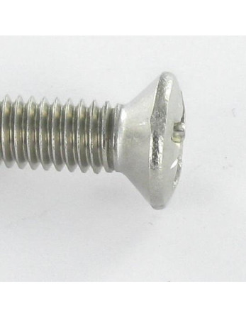 Vis métaux Inox A2 Tête fraisée bombée TFB Pozi M5X20