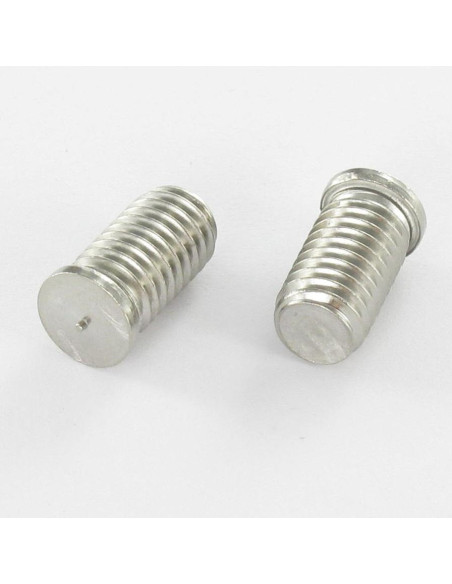 1 x Goujon fileté à souder Inox A2 M6X35