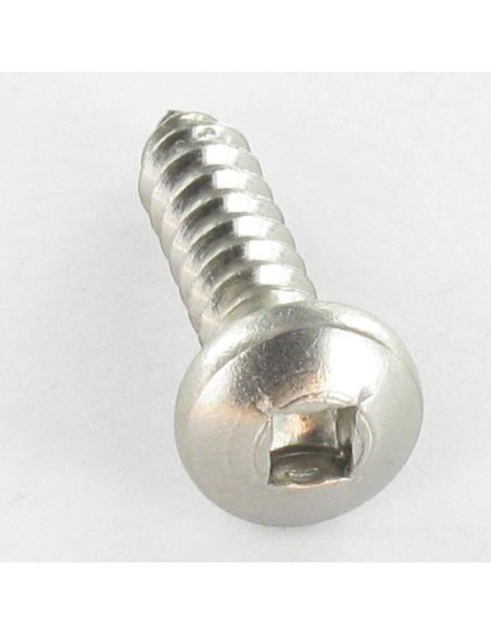 1 x Vis tôle Tête cylindrique TC Carré 4.8X13 Empreinte carré 2 Inox A2