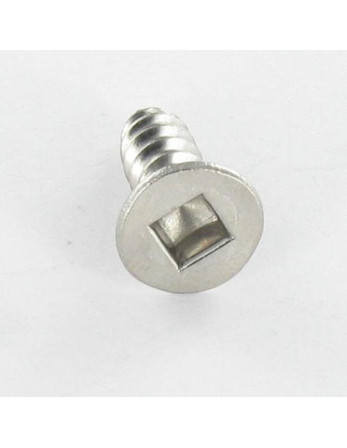 Vis tôle Tête fraisée Carré 4.8X60 Empreinte carré 2 Inox A2