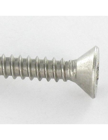 1 x Vis tôle Inviolable Inox A2 Tête fraisée TORX T15 avec téton 3.5X25