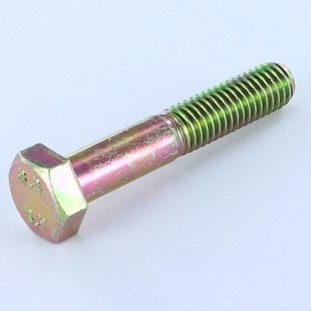 1 x Corps de boulon filetage partiel Tête hexagonale TH M6X40 Classe 8.8 Bichromaté