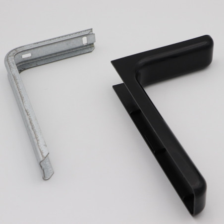 1 x Equerre 80X120 Plastique RAL9017