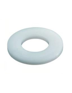 Rondelle Plate nylon naturel 8X24X2 L
