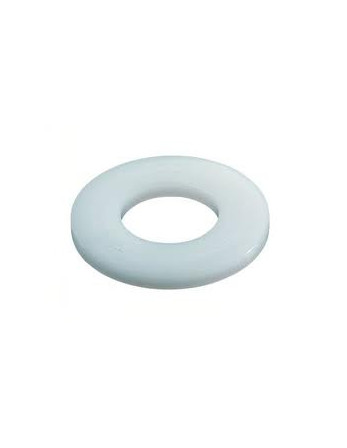 Rondelle Plate nylon naturel 4X12X1 L