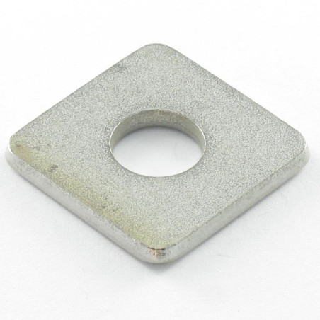 1 x Rondelle carrée pour construction bois M22 24X70X6 Inox A2