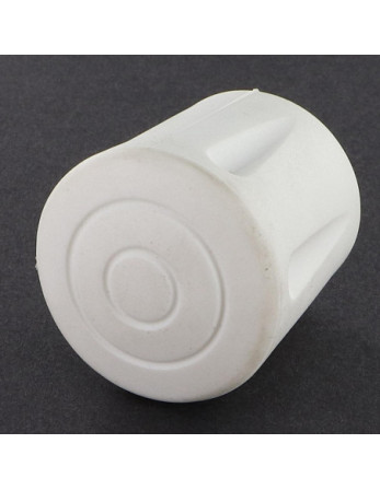 Embout rond envellopant caoutchouc vulcanisé Blanc Pour Tube 38 à 39