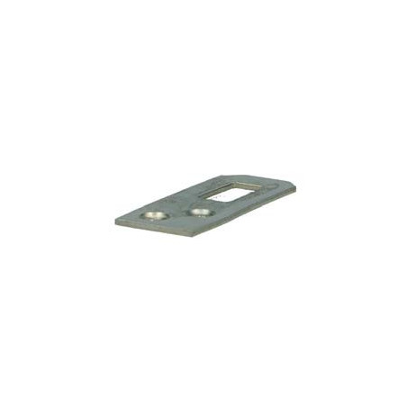 1 x Platine Porte MANTEAU Acier zingué 20X60