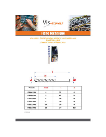 Assortiment de 5 FORETS MULTI-MATERIAUX