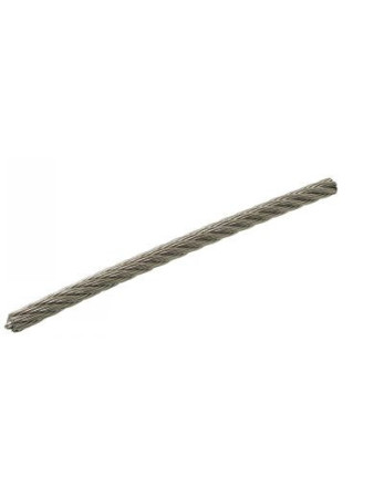 Mètre de Câble souple Diamètre 2.5 Inox A4 7X7 Charge de rupture 500 kg (vendu au m)