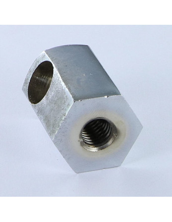 Embase collerette Laiton chrome 19X30
