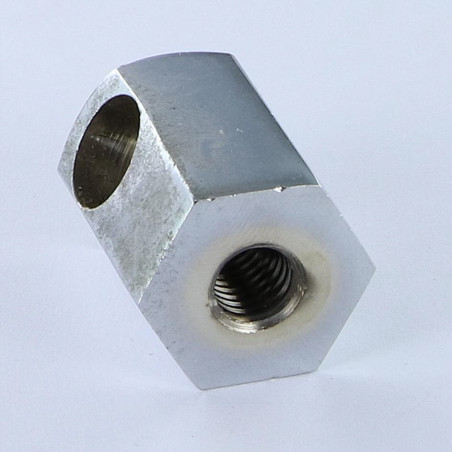 1 x Embase collerette Laiton chrome 19X30