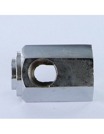 Embase collerette Laiton chrome 19X30