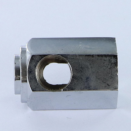 1 x Embase collerette Laiton chrome 19X30