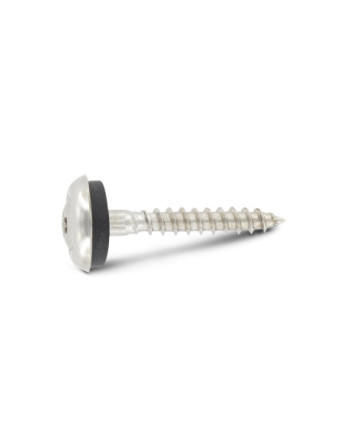 Vis faitage Tête fraisée bombée TFB TORX T20 Inox A2 5X300 Rondelle d'étanchéite EPDM 3P