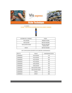 CARTOUCHE De 410 ML RESINE VINYLESTER 2