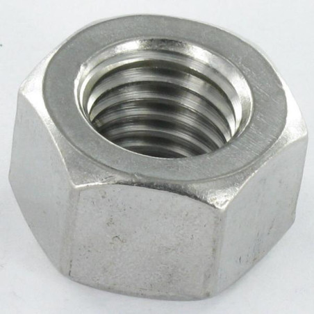 1 x Ecrou HH M22 Epaisseur 22 Inox A2
