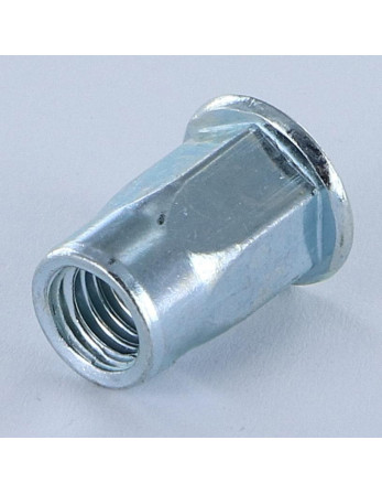 Ecrou à sertir Tête plate TP M6X16 GOFIX ACPSH30 Acier zingué