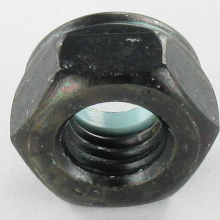 1 x Ecrou frein M5 Acier zingué noir