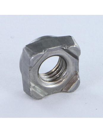 Ecrou carré à souder M12 19X19X9.5 Acier brut