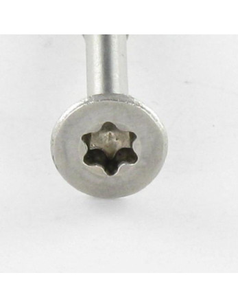 VBA Vis bois agglo Vis autoperceuse Tête fraisée Cranté 5X60 TORX T25 Inox A2