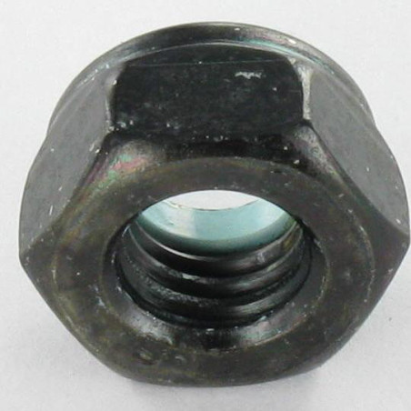1 x Ecrou frein M4 Acier zingué noir