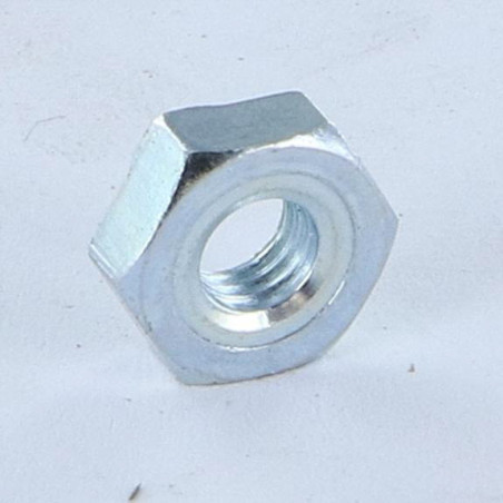 1 x Écrou hexagonale à souder M4 Acier zingué
