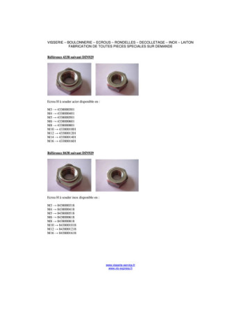 Écrou hexagonale à souder M4 Acier zingué