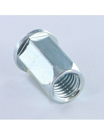 ECR à sertir HEX Tête plate TP M6X13.3 ACPTH 30 Acier zingué