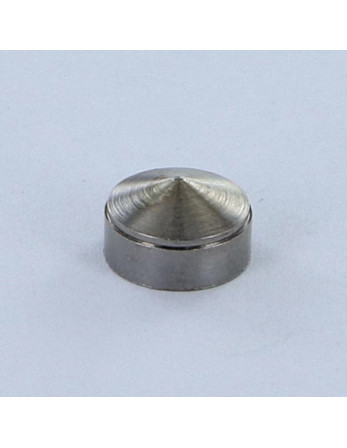 Rosace Conique Laiton chrome 10 Taraudage borgne M3 au pas de 50