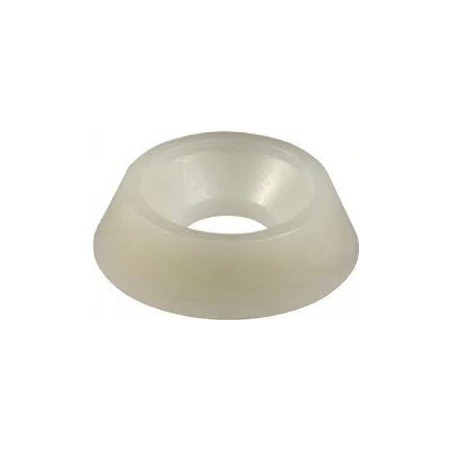 1 x Rondelle Plate nylon naturel 13X20X2 DIN 433