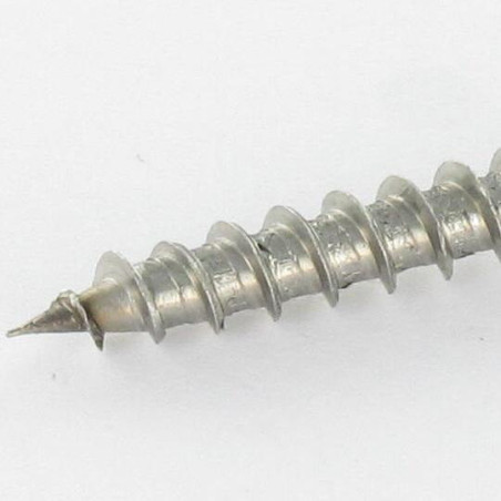 1 x VBA Vis bois agglo Inox A2 Tête fraisée bombée TFB Pozi 5X40