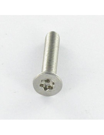Vis métaux Inox A2 Inviolable Tête fraisée TORX T25 avec téton M5X12