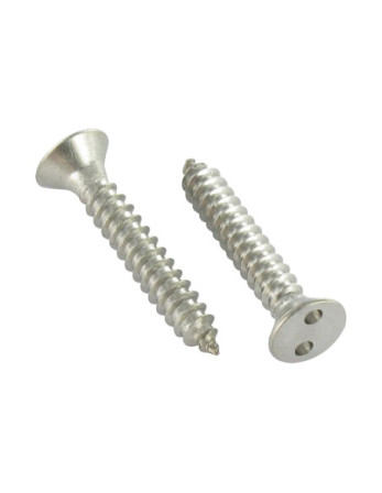 Vis tôle Inviolable Tête fraisée Snake eyes 4.2X16 Inox A2