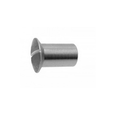 1 x Vis HUBLOT Tête fraisée bombée TFB Fendue M8X10 10X15 Diamètre de tête: 15 Inox A2