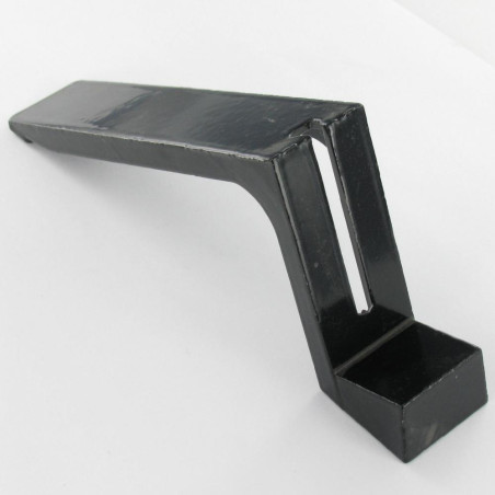 1 x SUPPORT PLAQUE FUNERAIRE Acier zingué noir 175X210