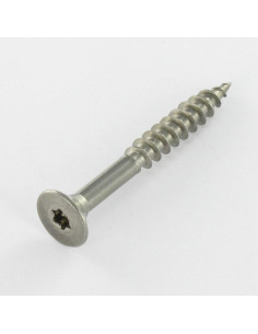 VBA Vis bois agglo Inox A2 Tête fraisée 5X35 Filetée sur...