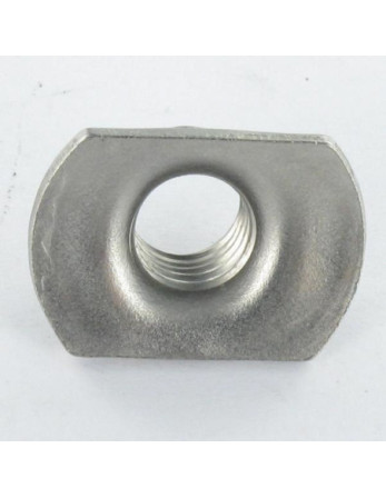 Ecrou Cylindrique à souder M5 19X11 Haut 7.5 Inox A2