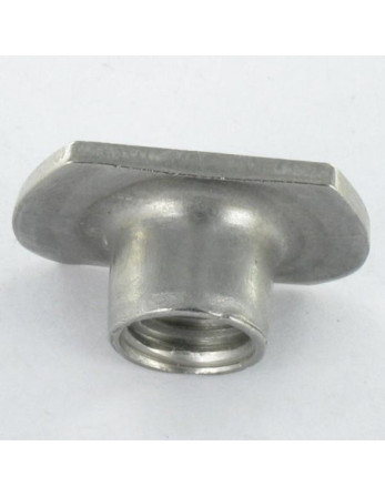 Ecrou Cylindrique à souder M5 19X11 Haut 7.5 Inox A2