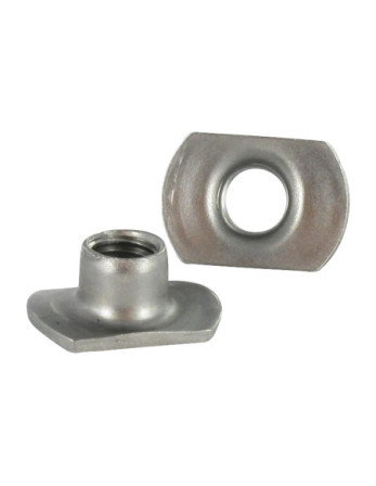 Ecrou Cylindrique à souder M8 22X14 Haut 8.5 Inox A2