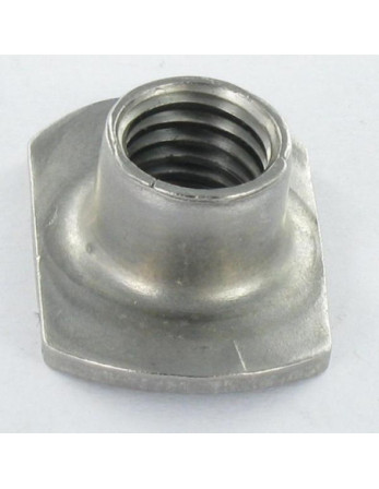 Ecrou Cylindrique à souder M8 22X14 Haut 8.5 Inox A2