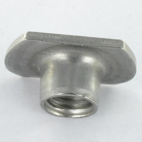 1 x Ecrou Cylindrique à souder M8 22X14 Haut 8.5 Inox A2