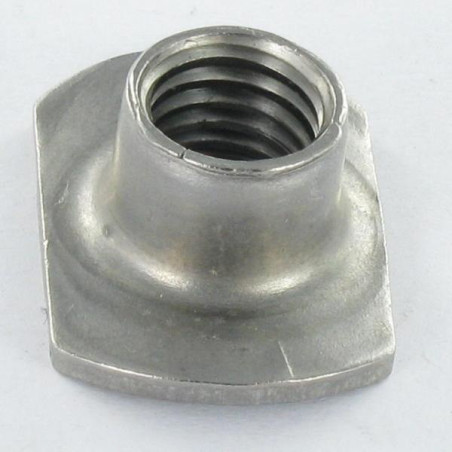 1 x Ecrou Cylindrique à souder M8 26X18 Haut 11 Inox A2
