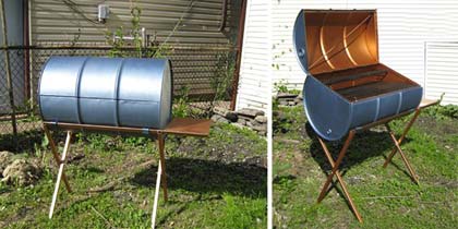 montage d'un barbecue
