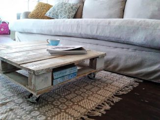 construire une table basse en palette