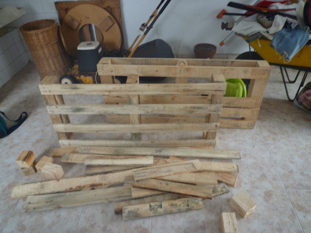 préparation d'une palette