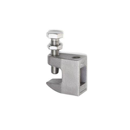 Pince de fixation pour poutre Acier brut